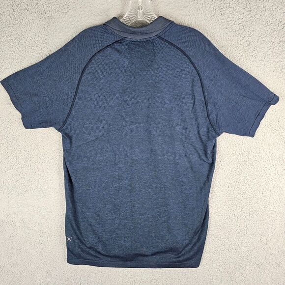 Lululemon Polo Shirt Mens XL Short Sleeve Metal Vent Tech Stretch Wicking - Picture 2 of 9